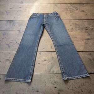 Ariat Work FR M4 Low Rise Boot Cut Jeans Mens 40x32 Blue Flame Resistant CAT 2